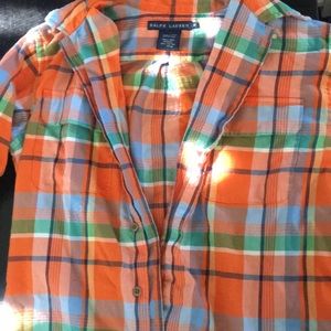 Ralph Lauren multi color button up